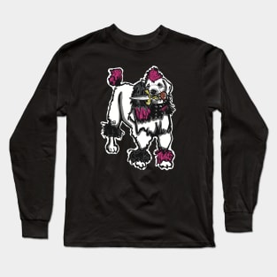 Spooky Horror Punk Dog Long Sleeve T-Shirt